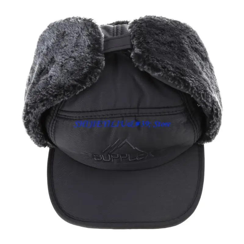 E21F Hat Russian Hat Lei Feng Hat for w/Ear Flap Windproof Mask for Xmas New Year