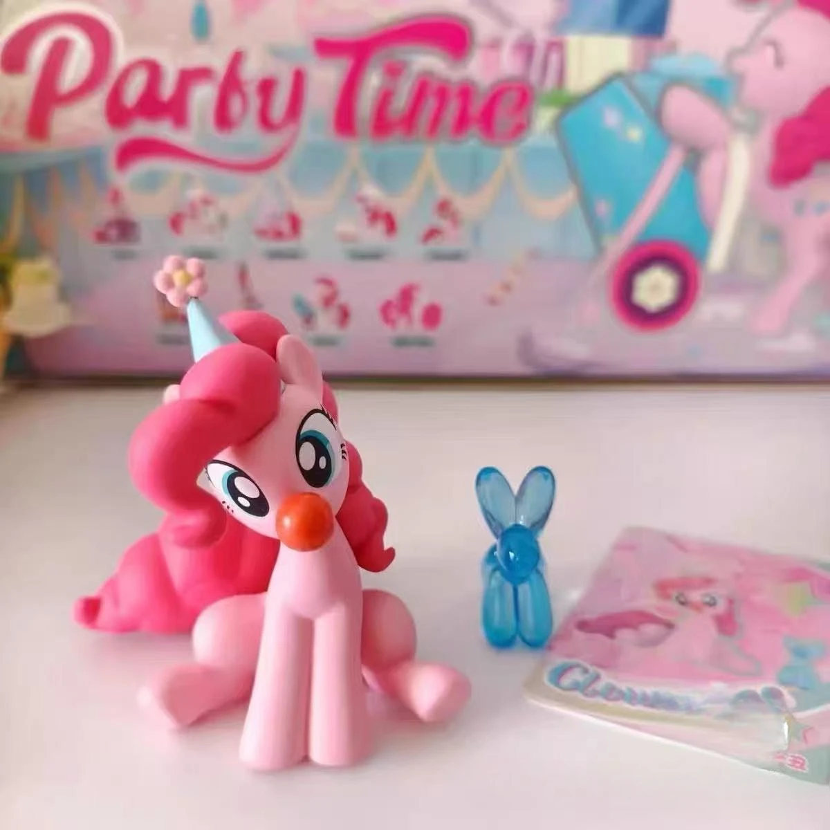 Hasbro genuino My Little Pony Party Time Series Kawaii Twilight Sparkle Pinkie Pie Rainbow Dash caja ciega regalo de cumpleaños juguetes para niños