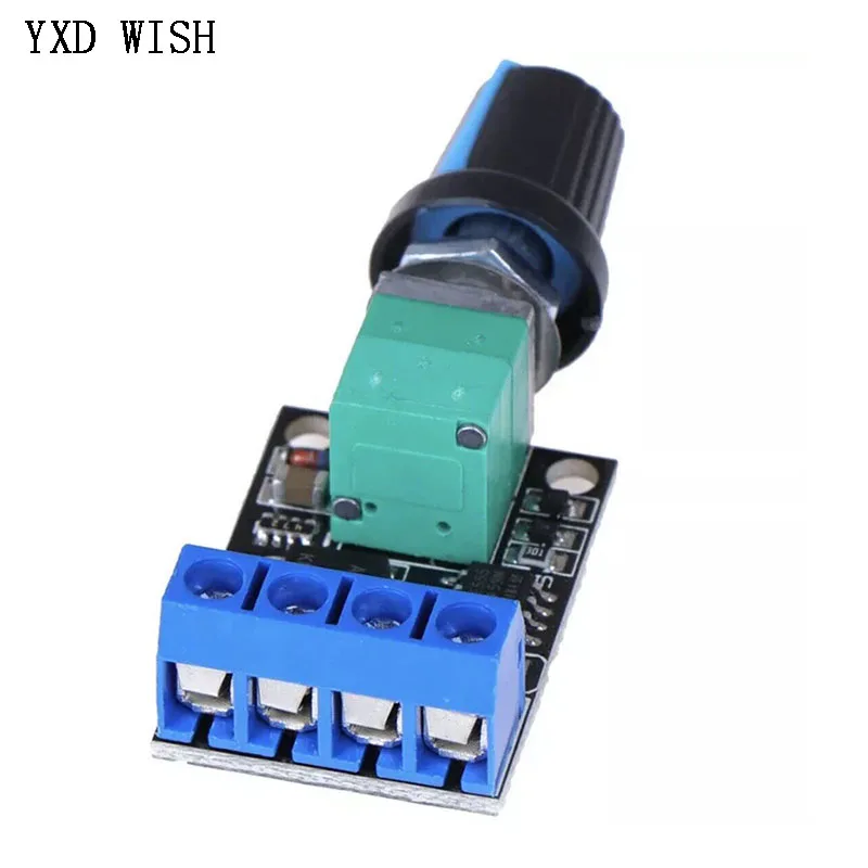 5PCS 10A Voltage Regulator PWM DC Motor Speed Controller Governor DC 5-16V LED Dimmer Switch Power Controller for Led Bulb