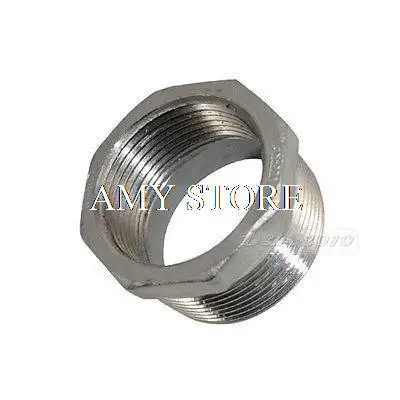 2 шт. 1 1/2 "папа x 1 1/4" внутренняя резьба BSPP из нержавеющей стали, переходная втулка, фитинг для труб