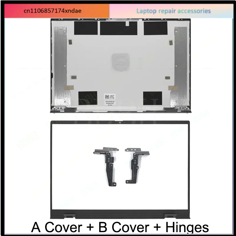 For  Rear Lid For Dell Insprion 5000 5310 Laptop LCD Back Top Cover Front Bezel Hinges Palmrest With Keyboard Touchpad 04K89P