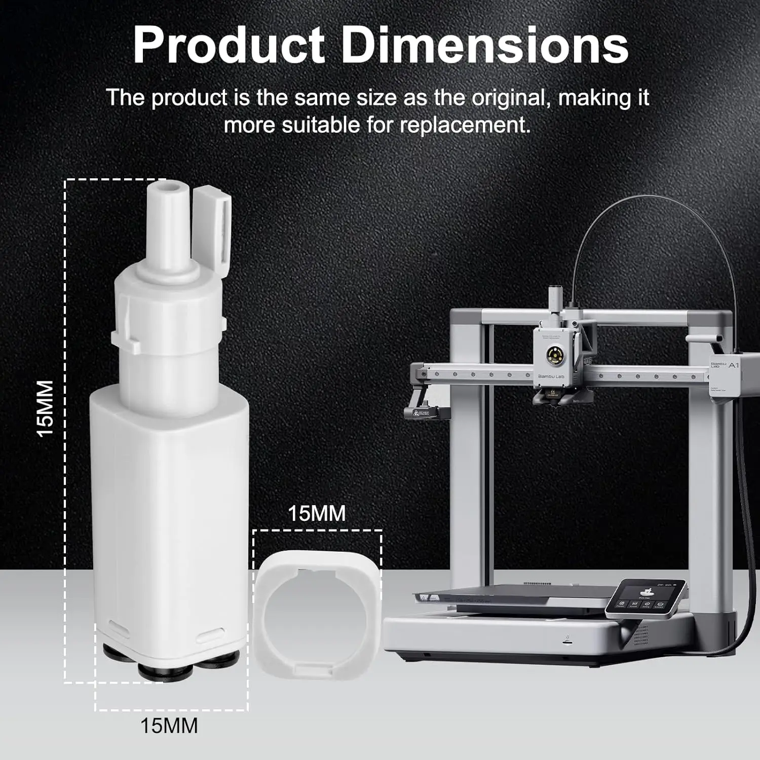 A1/A1 Mini AMS Lite 5-Way Filament Hub, Multi-Color Printing Tubing Connector for Bambu Lab 3D Printer Replacement Parts
