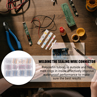 250Pcs Heat Shrink Solder Seal Wire Connectors Waterproof Butt Splice for Car Boat Electrical Wire Shrink Butt Splice