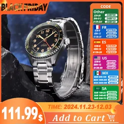 2024 NEW PAGANI DESIGN GMT Watch Automatic Mechanical Wristwatch Luxury TMI NH34A Sapphire 200M Waterproof Watch for men PD1784