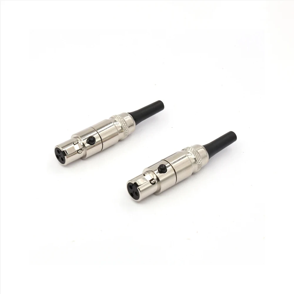 2 قطعة Preffair الراقية MINI 3 دبوس XLR موصل سالب سماعة ترقية كابل المقابس ل K271 ، K240 ، K272 ، K242 ، K702