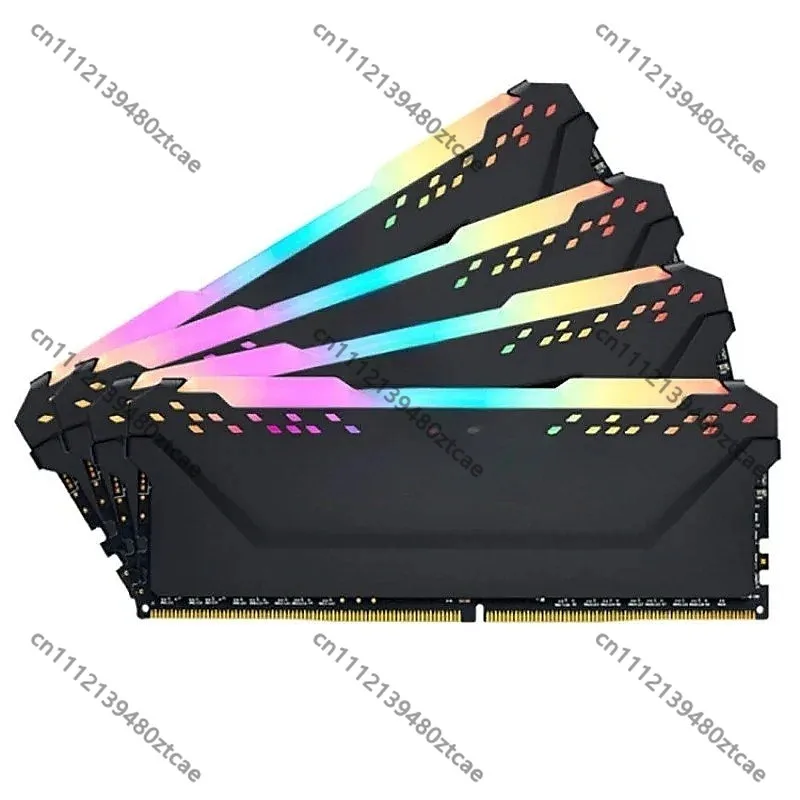 For Esports DDR4 3200 64GB (16GBx4) Black RGB Gaming Memory Kit