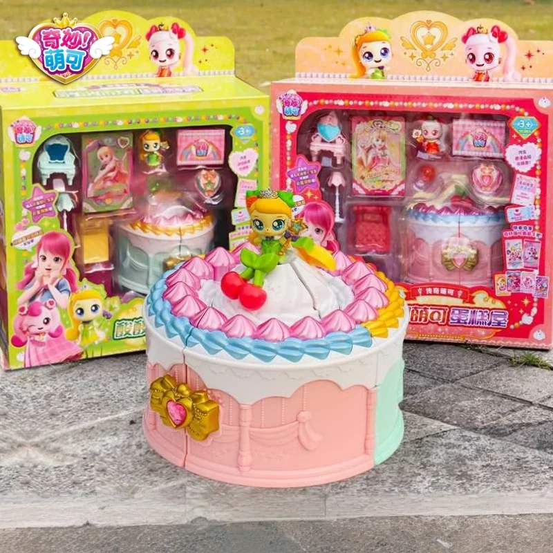 

Kawaii Catch Teenieping Anime Figures Magic Sweetheart Cake Castle Sweet And Sour Love Princess Play Home For Birthday Gifts