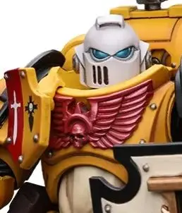 JOYTOY Warhammer 40K Primaris Space Marines Imperial Fists Bladeguard Veteran Model Toy 1/18 Action Figure