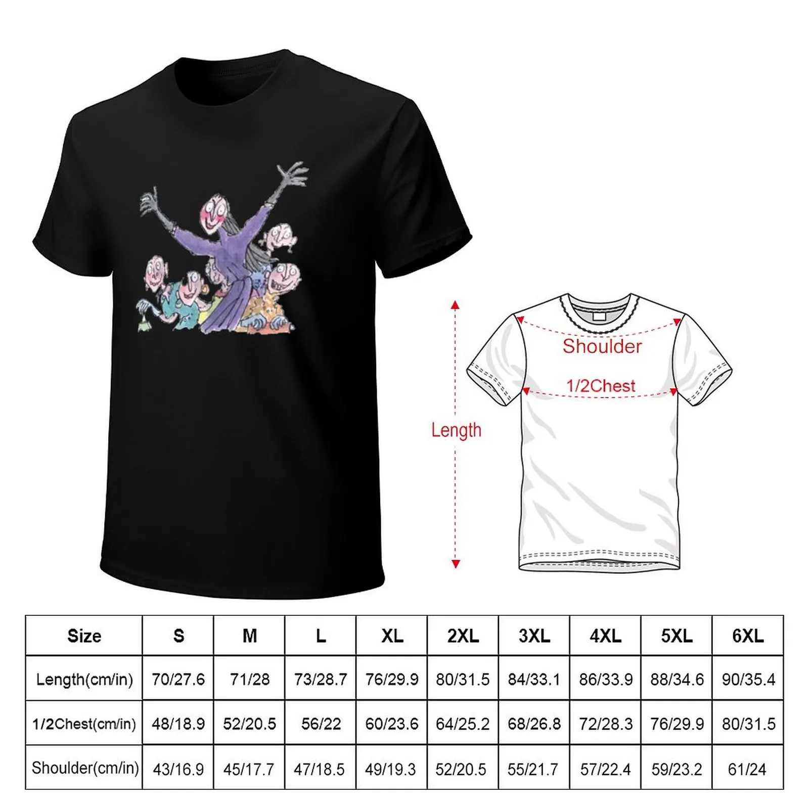 The Witches 3 - Roald Dahl _amp_ Quentin Blake T-Shirt funny t shirts dark humor T-Shirt