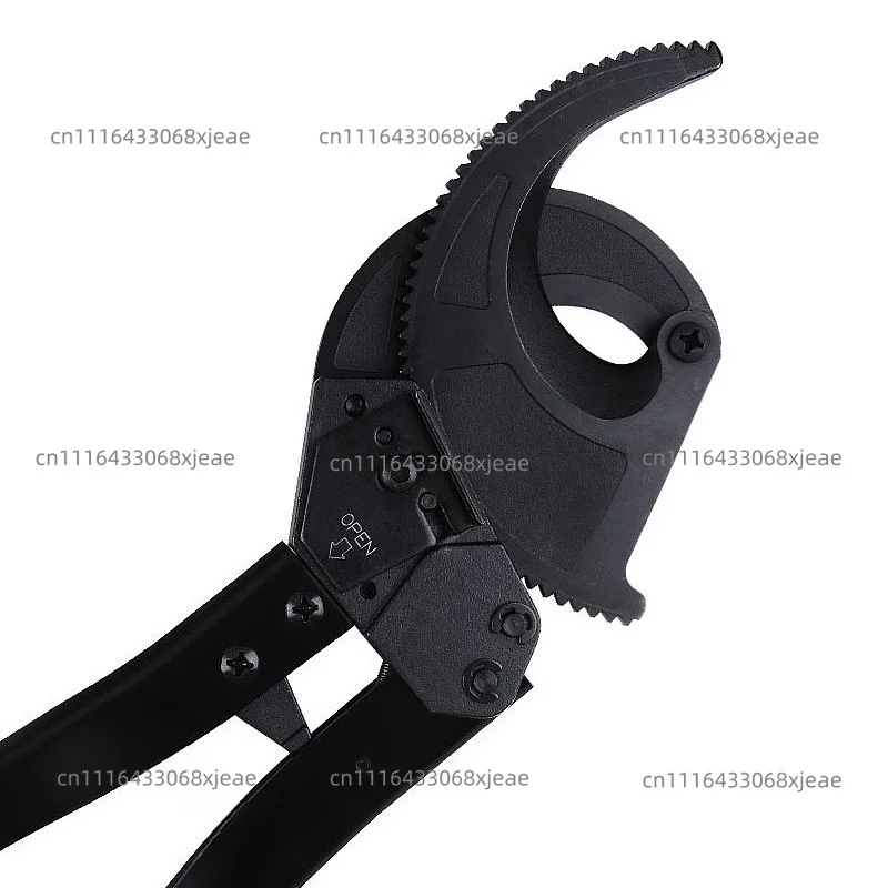 Powerful manual ratchet cable shears gear cable shears
