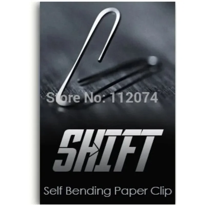 Shift Self Bending Paperclip Magic Tricks For Magician Magie Clip Close Up Street Illusions Comedy Mentalism Accessories Gimmick