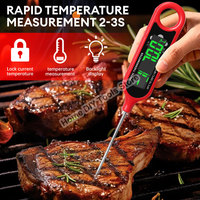 Digital Kitchen Thermometer IP66 Waterproof LCD Display BBQ Meat Cake Candy Fry Grill Dinning Household Cooking Thermometer