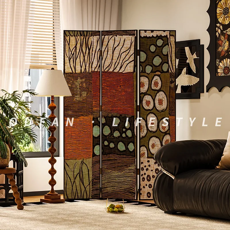 Vintage entrance door facing the entrance, entryway screen partition, living room 2026 new foldable mobile bedroom concealment f
