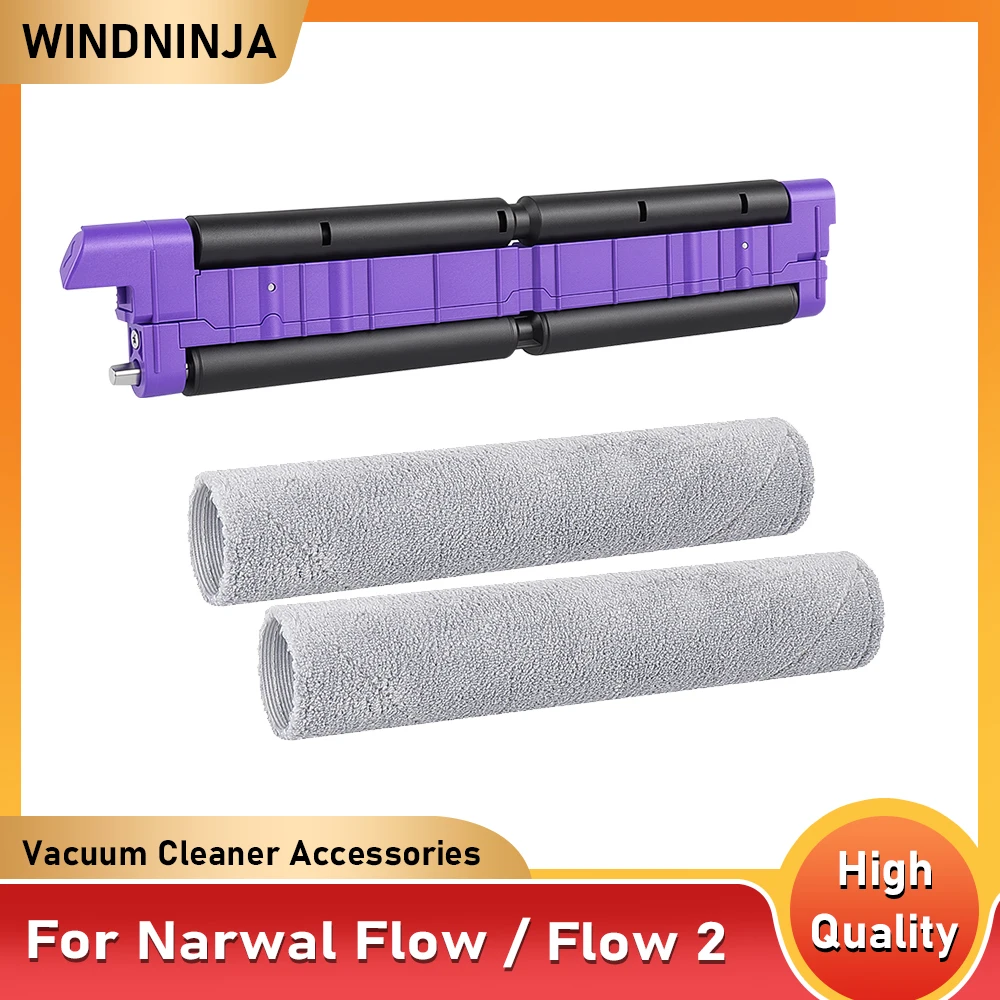 Fit For Narwal Flow / Flow 2 Mop Holder Track Accessories Parts Robot Vacuum Cleaner Brush Roller Track Mop Mop Pad Assembly