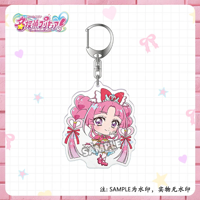 Star Detective Precure Akechi Anna Cosplay Anime Keychain Acrylic