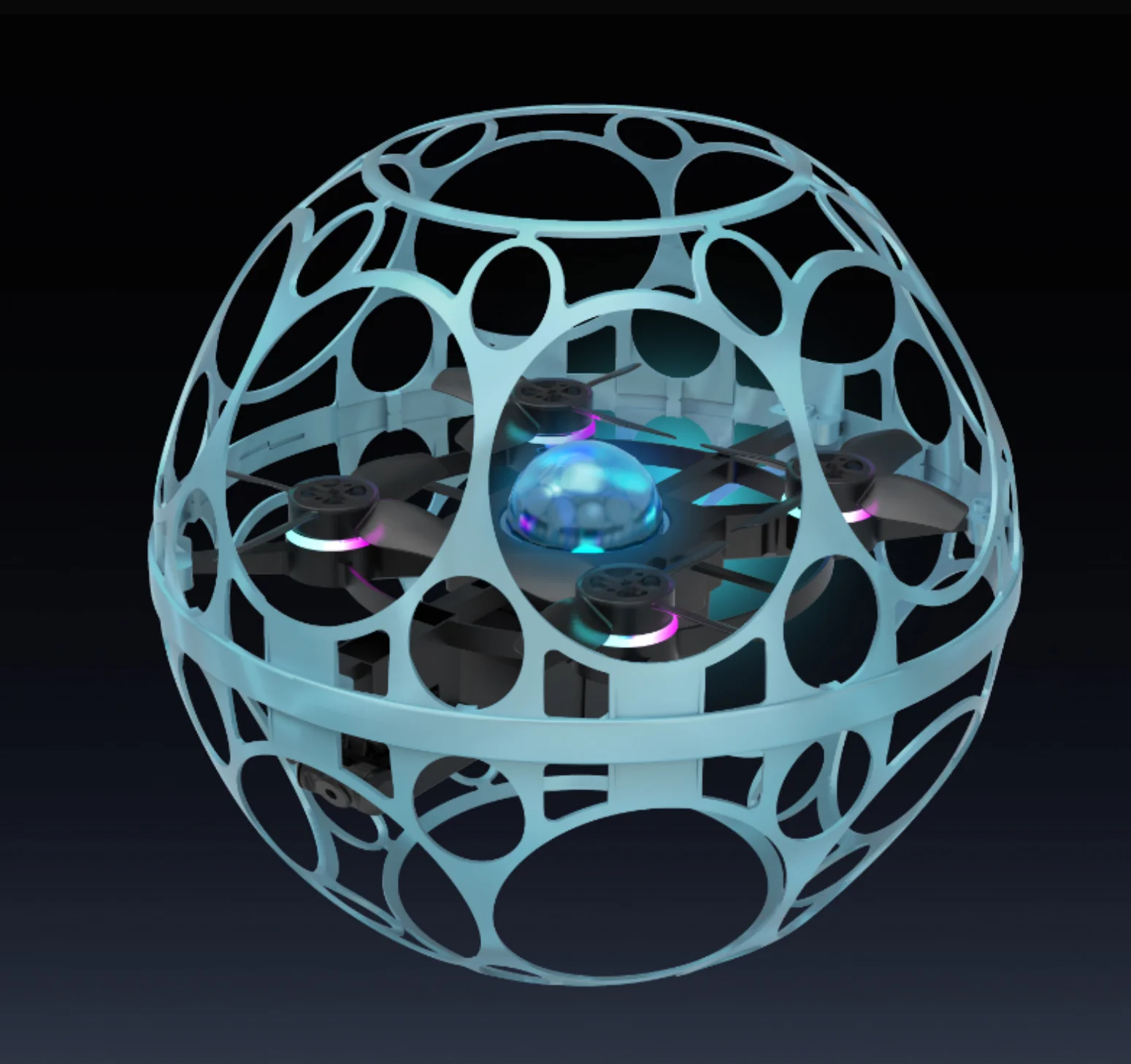 

Мини-дрон GD18 Pro в форме футбольного мяча, с бесщеточным двигателем, в форме баскетбольного мяча, радиоуправляемый дрон, детские игрушки, квадрокоптер с ИИ-управлением.