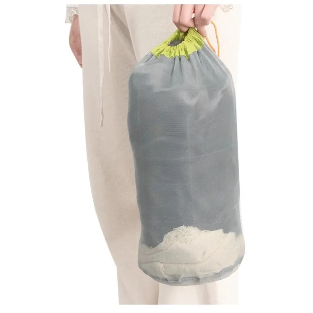 3/4/5ps Set Mesh Drawstring Travel Wash Bag Outdoor Camping Item Storage Bag Wilderness Adventure Lightweight Compression Bag