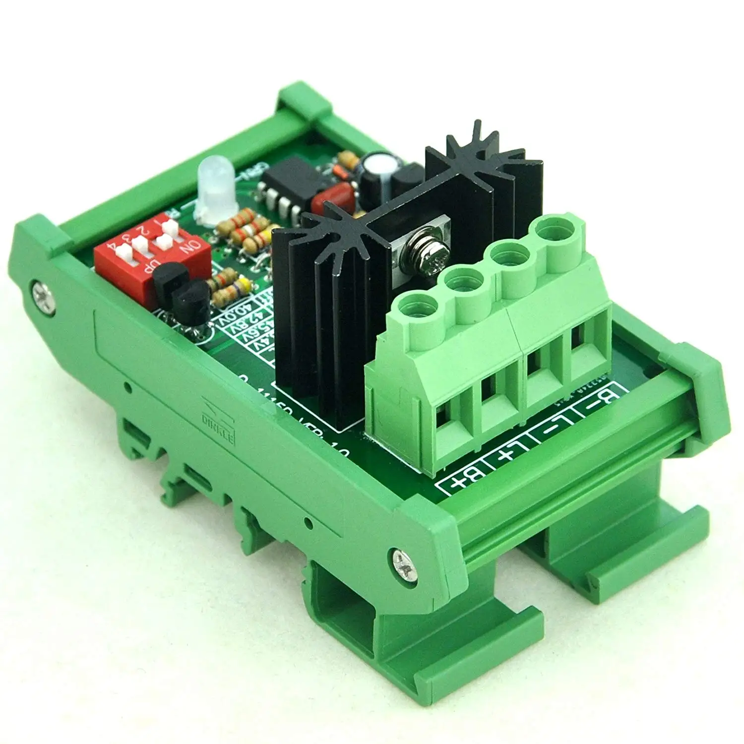 CZH-LABS DIN Rail Mount Low Voltage Disconnect Module LVD, 48V 30A, Protect Battery.