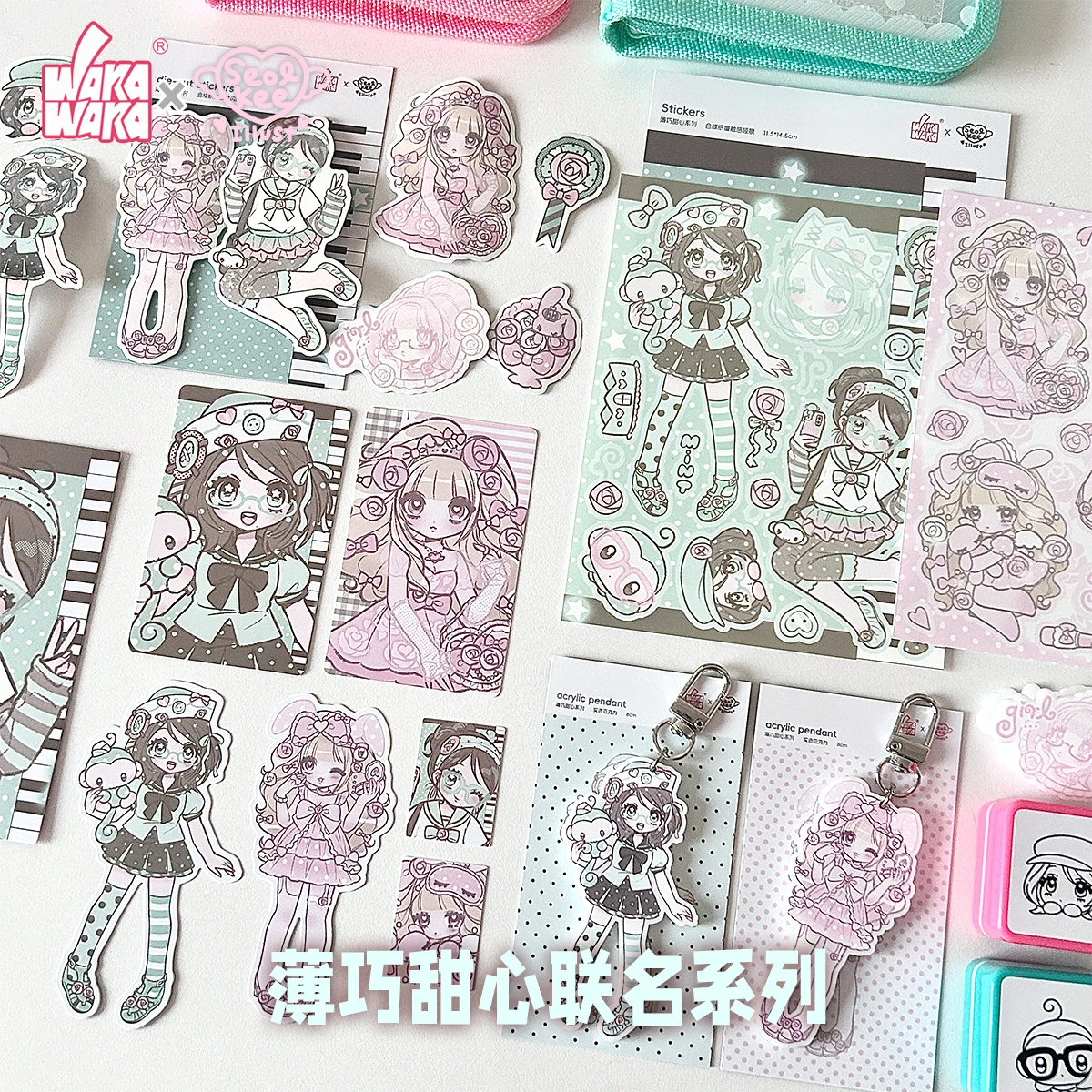 WAKAWAKA Kawaii Journaling Paper 62 Sheets 31 Date Designs Mini Memo Cards for Monthly Planner Scrapbook Collage Cute Stationery