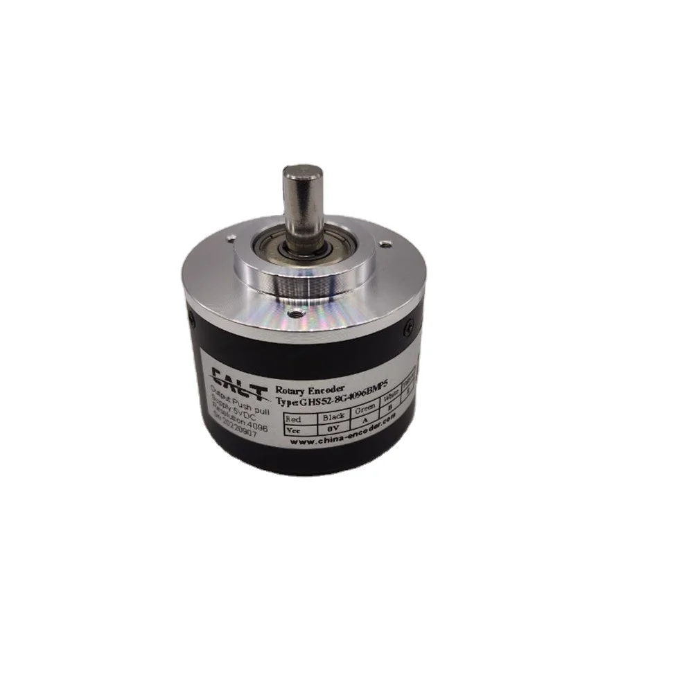 GHS52-08G2048BMC526 52mm OD 2048ppr NPN Automatic Measurement Optical Rotary Encoder