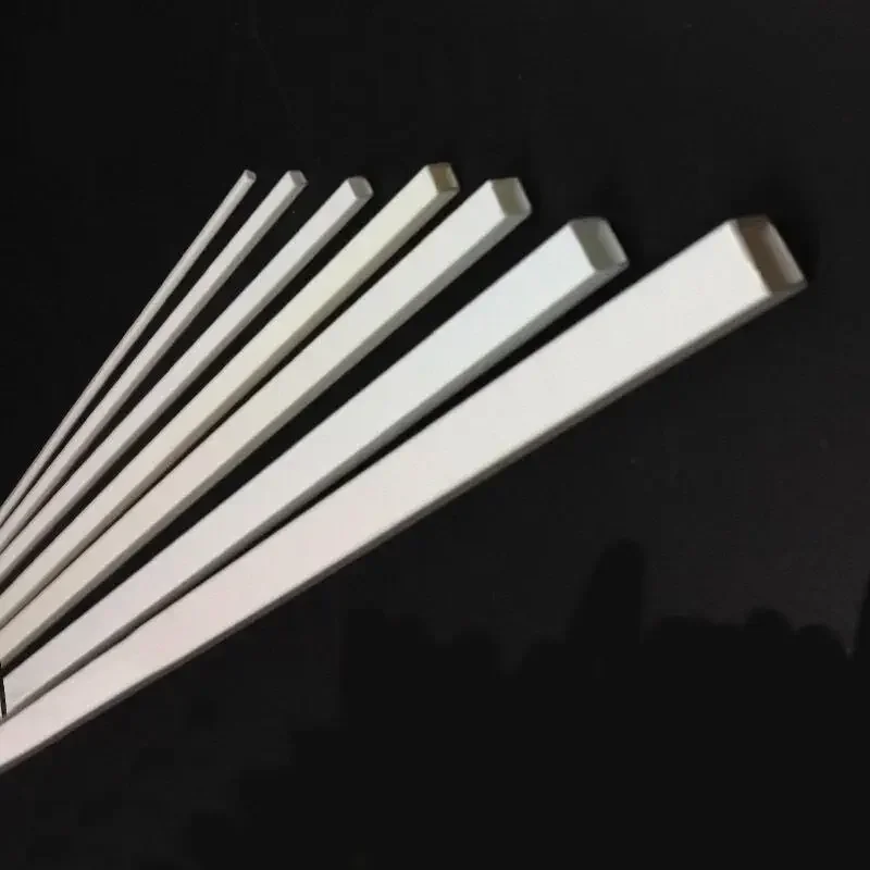 5/10/20Pcs DIY White ABS Square Tube , Hollow Plastic Pipe for Crafting, Models & Structural Builds, Easy to Cut & Assemble