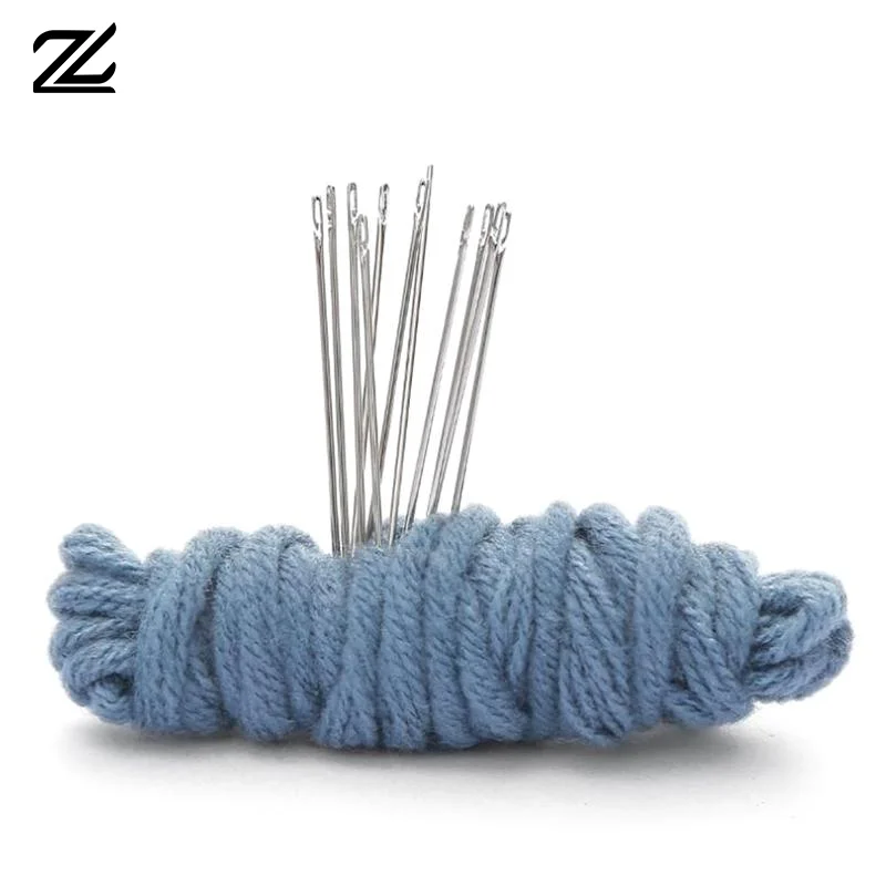 25pcs Long Steel Needles with Big Eye for Thick Threads Handy for Home Sewing and Tailoring Repairs