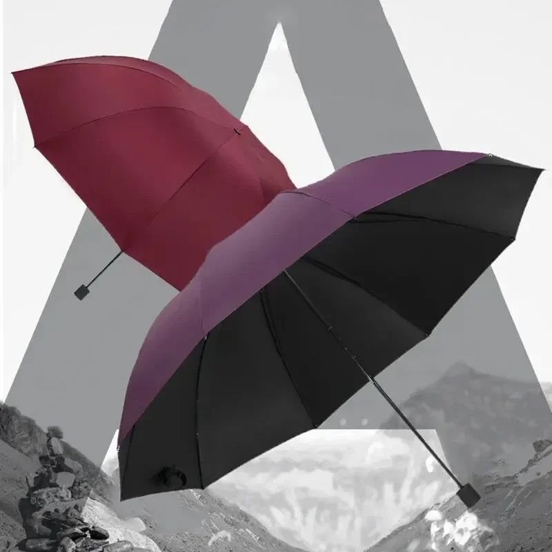 Xiaomi 2024 130cm/51.18 Inch Ten-bone Umbrella Waterproof Windproof Manual Large Umbrellas Reinforced UV Protection