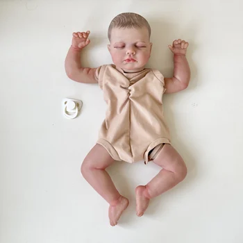 NPK 19 inç bitmiş bebek boyutu zaten boyalı kitleri Loulou çok gerçekçi birçok detay ile damarlar resmi olarak aynı