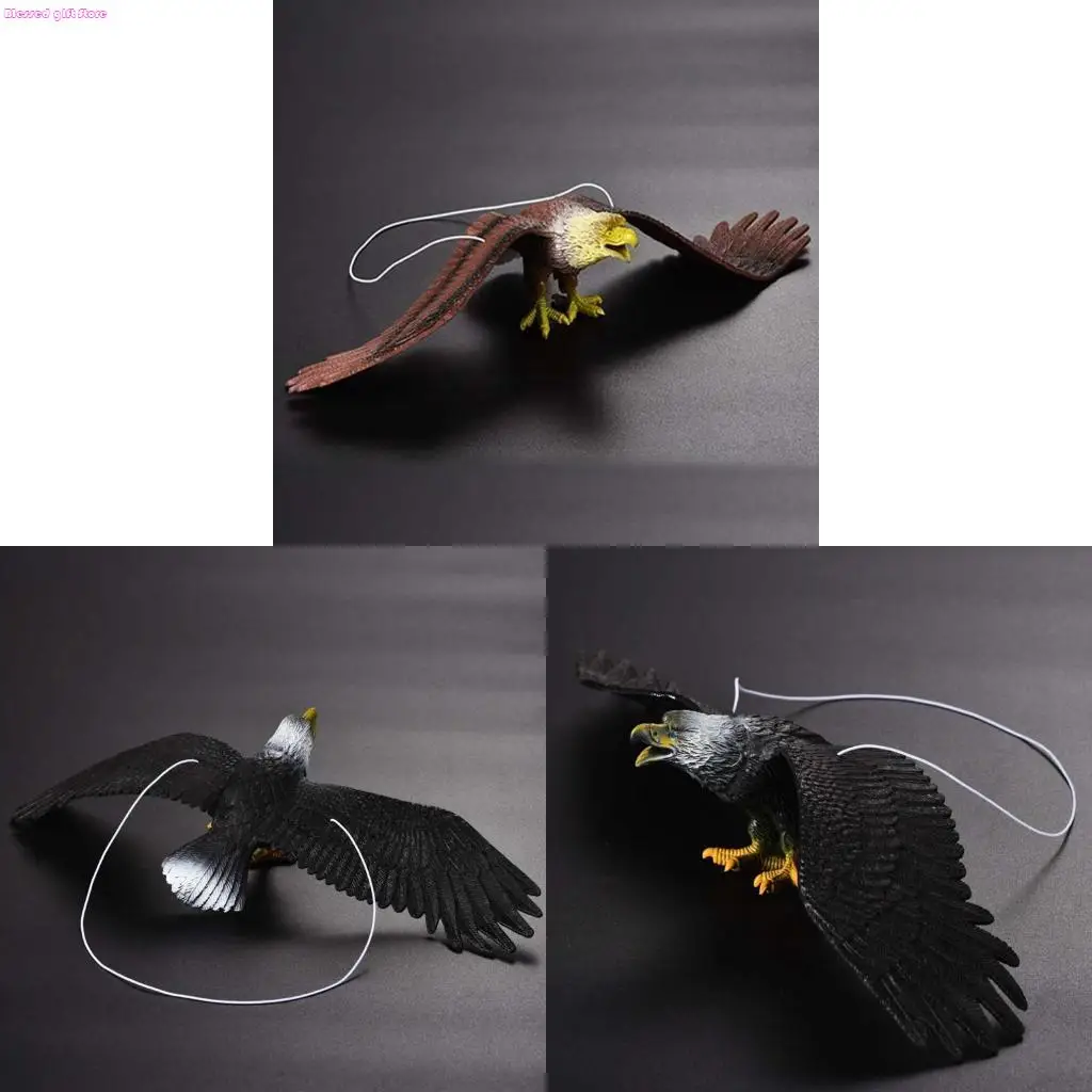 

D0JC Реалистичная фигурка орла, имитация птицы, твердая статическая модель, интерактивная, реалистичная детская миниатюрная