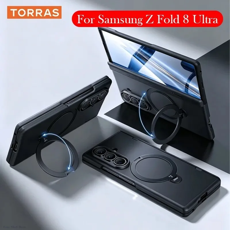TORRAS Case for Samsung Z Fold 8 Ultra, Matte Back Cover, Slim Shockproof Protective Phone Case for Galaxy Z Fold 8