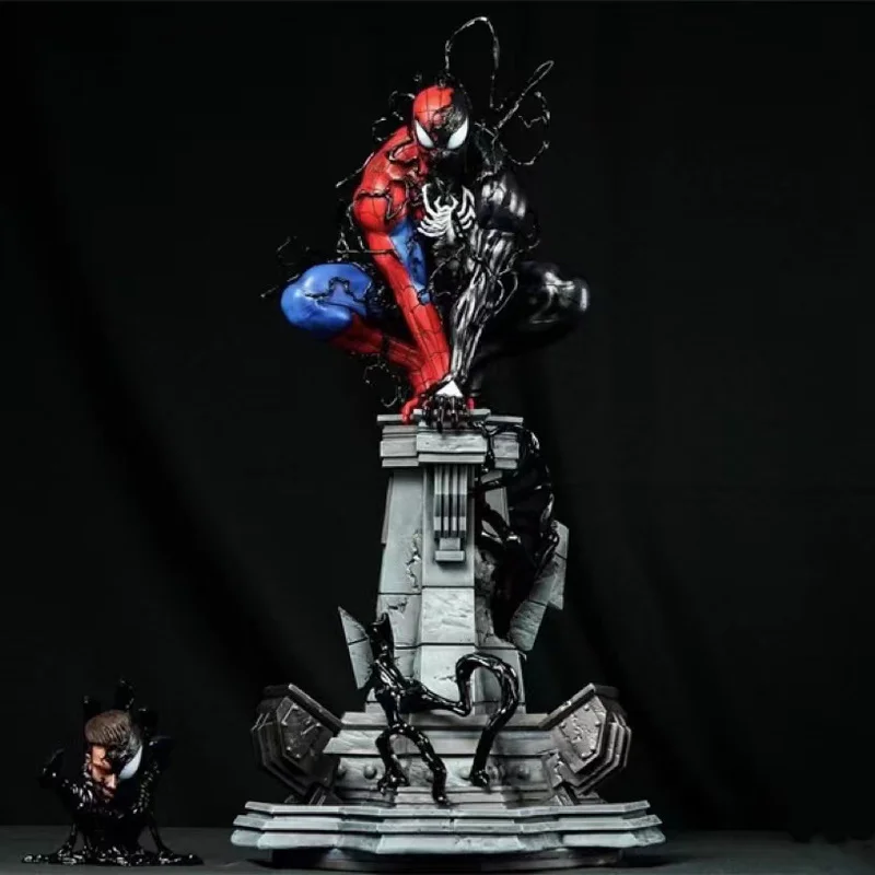

38 см Marvel комиксы фильм Человек-паук Venom Симбионт модель персонажа ручная подключаемая светящаяся красивая Человек-паук украшения игрушка в подарок