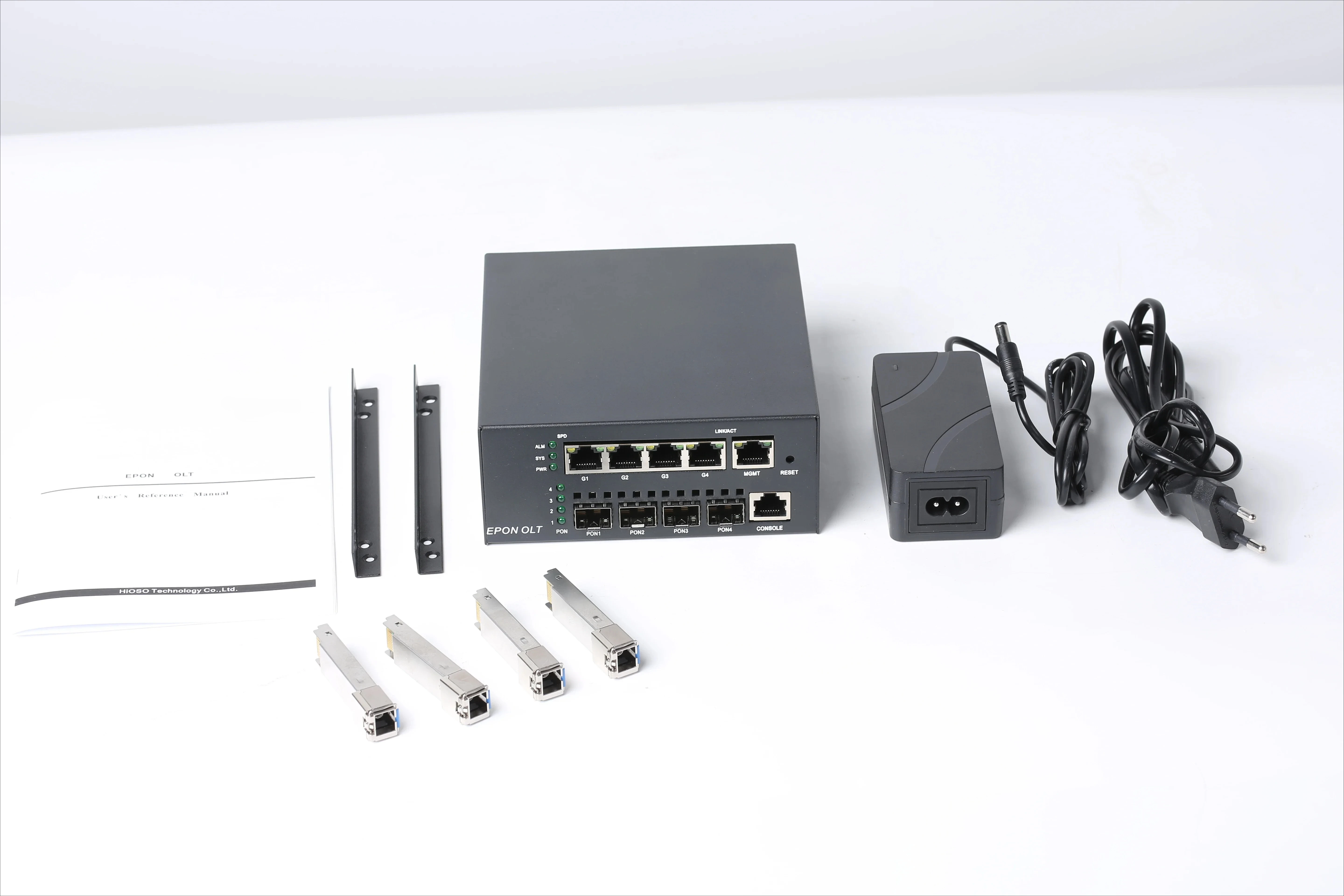 Made in China factory included Ftth olt 4 uplink ports epon xpon mini epon 4pon olt epon with 4 PX20+++ PON SFP moules