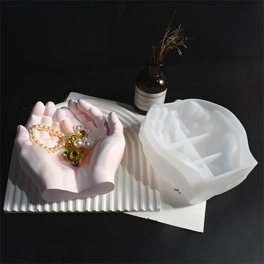 

Силиконовые формы ручной формы. Поделки своими руками. Многофункциональные литые подносы из смолы, подносы для ювелирных изделий, подсвечники и суккуленты.