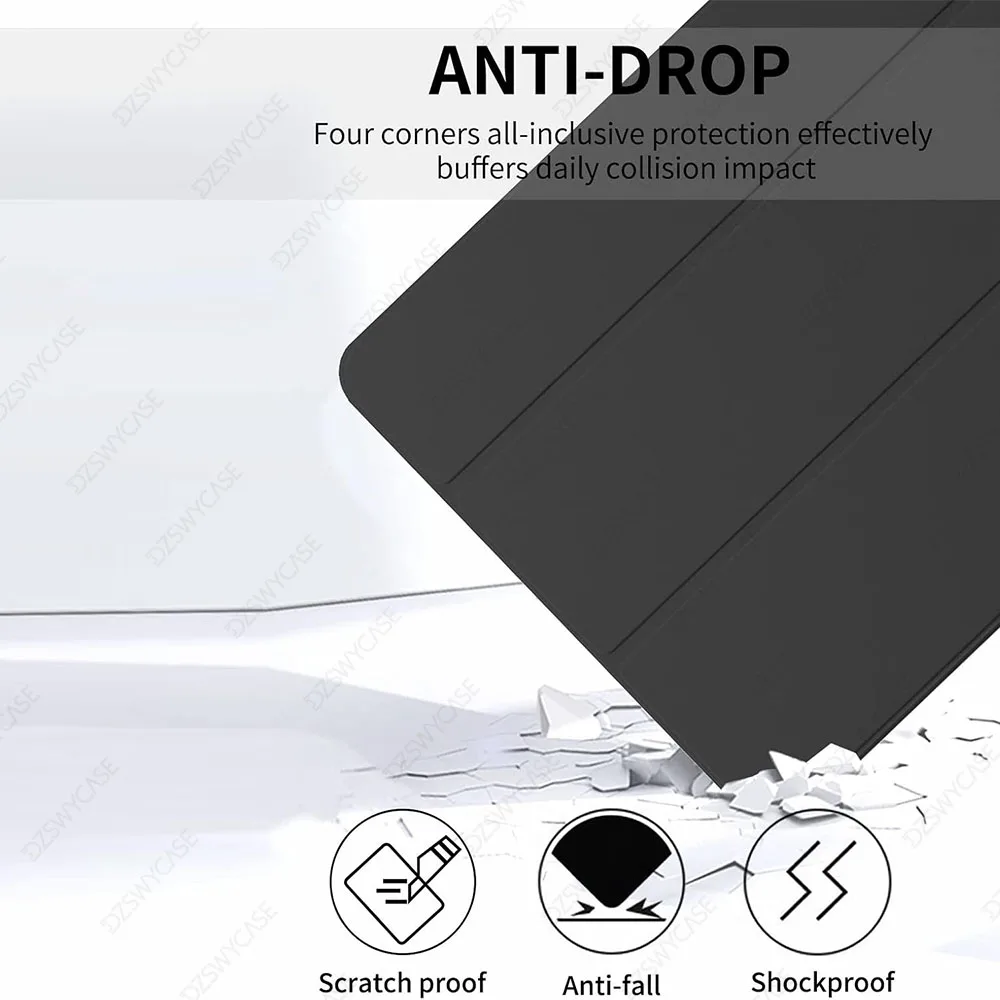 متوافق مع iPad 9.7 بوصة 6th/5th/Air 9.7 Generation 2018/2017 غطاء حماية مع حامل قلم رصاص، مع النوم/الاستيقاظ التلقائي