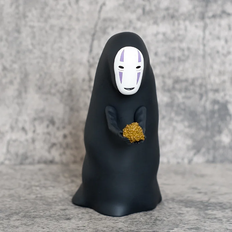 Spirited Away Anime Ogino Chihiro No Face Man Figurines Cartoon Statue Action Figures Collectible Model Ornaments Decoration