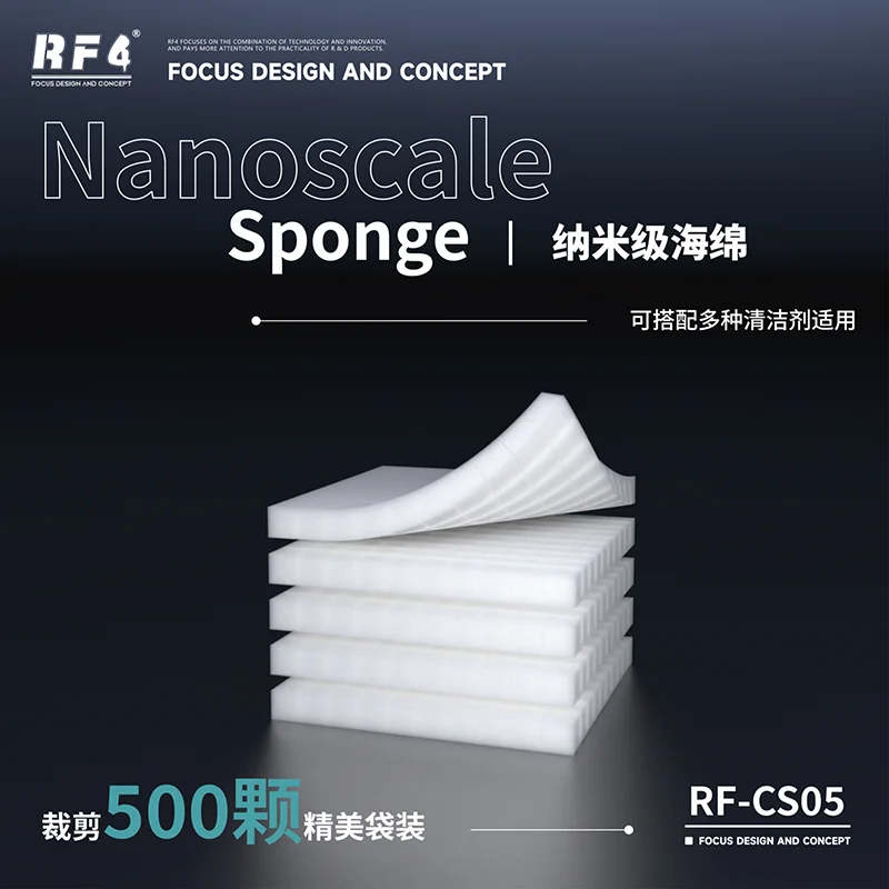 RF4 RF-CS05 Magic Nano Sponge Balls Residue-Free Cleaning for Mobile Phone Electronics PCB Components Cleaning Tool