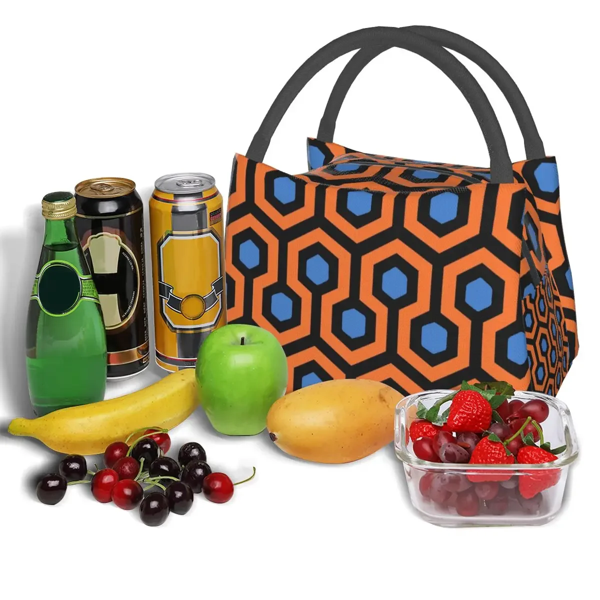 Overlook From The Shining PurpleGreen Insulated Lunch Bag for School Picnic Storage Food Container Cooler Thermal Lunch Box