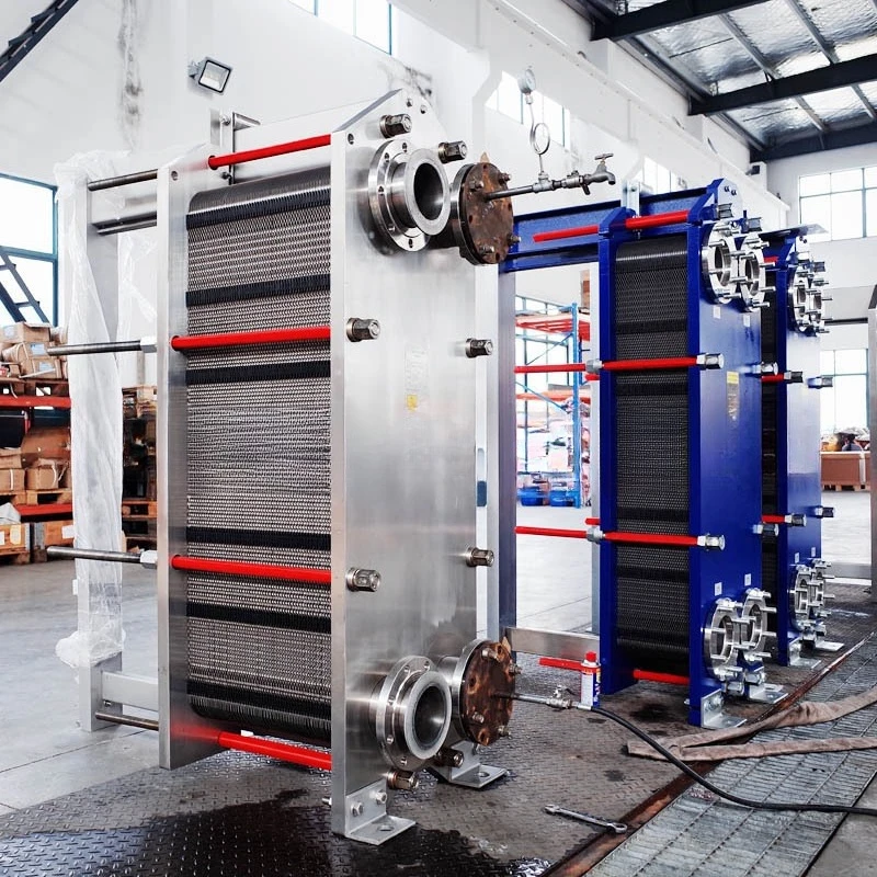 All stainless steel brazed plate heat exchanger, brazed plate heat exchanger for heat exchange unit