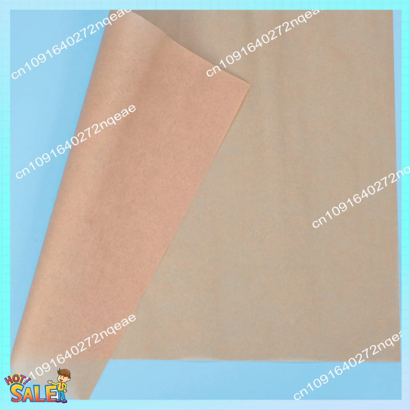 

N08R 100Pcs Unbleached Parchment Paper, Precut Baking Liners Sheets Paper,12 X 16 Inch, Non-Stick, Water Proof, Oil Proof, Heat