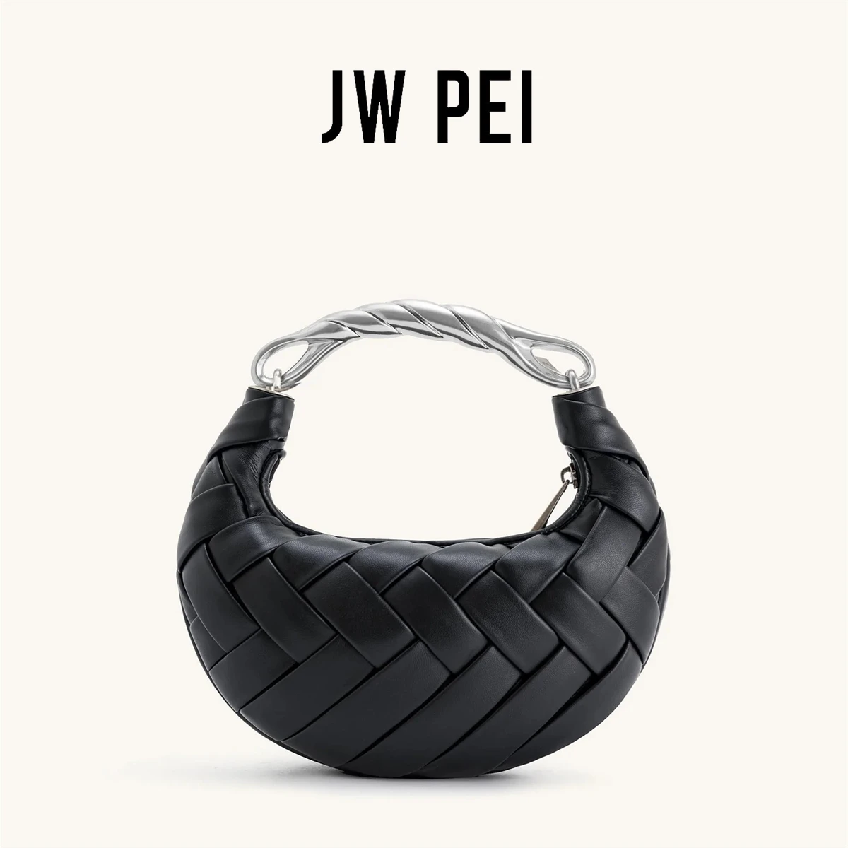 

Женская сумка JW PEI 2026 Orla Weave: Новая, простая, ручной работы, маленькая сумка через плечо в богемном стиле, модная наплечная сумка