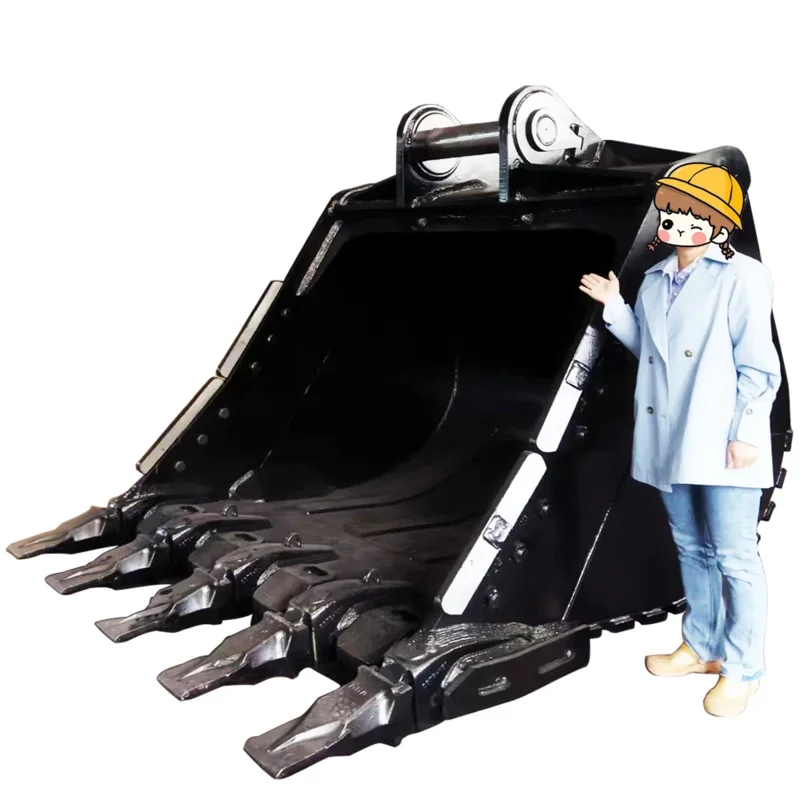 

Для морских перевозок: Новый, высококачественный, износостойкий ковш для экскаватора Rainbow Brand 5 тонн, изготовленный на заказ, Цзянсу