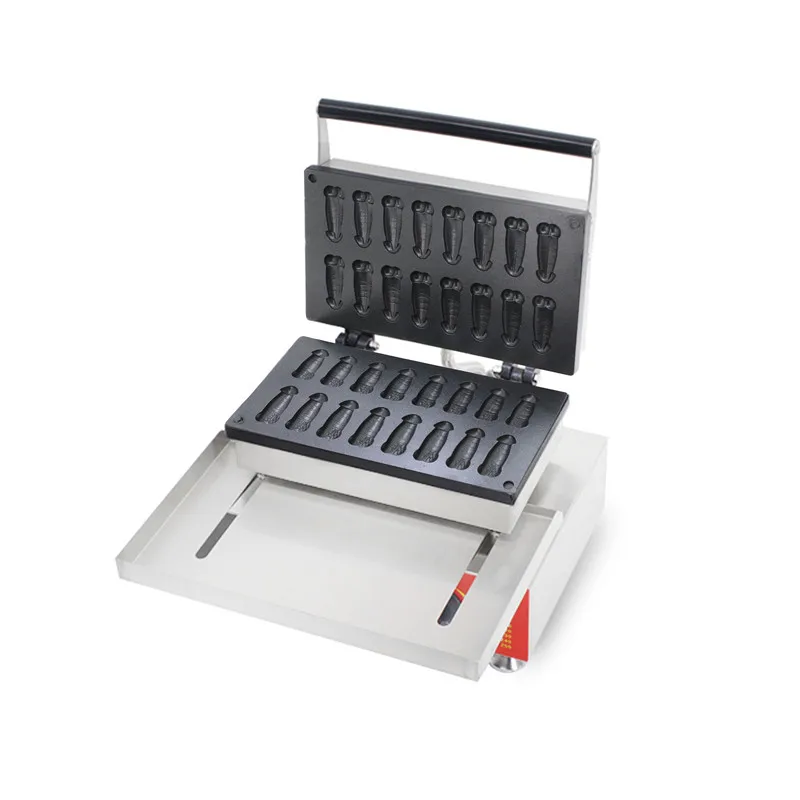 BEIJAMEI-미니 16 개 비 스틱 페니스 와플 메이커, 110V 220 전기, 상업, 대형 콕 와플, 게이 제조 기계