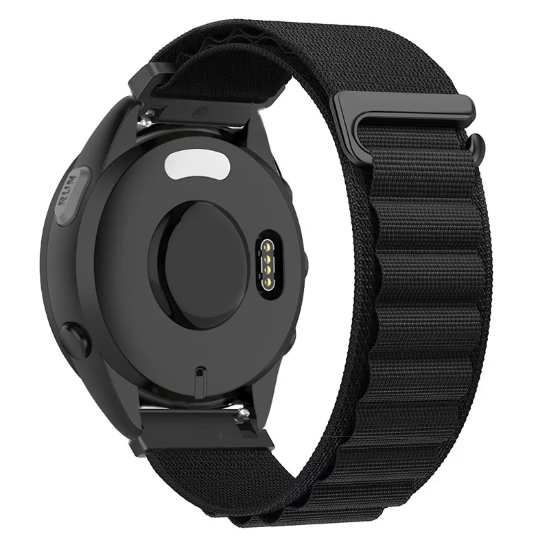 20 mm 22 mm Alpine Loop Nylonband für Garmin Forerunner 265 165 55 965 570 970 Armband Armband Garmin Active6-5/Venu 4/3 Gürtel – Detail 7