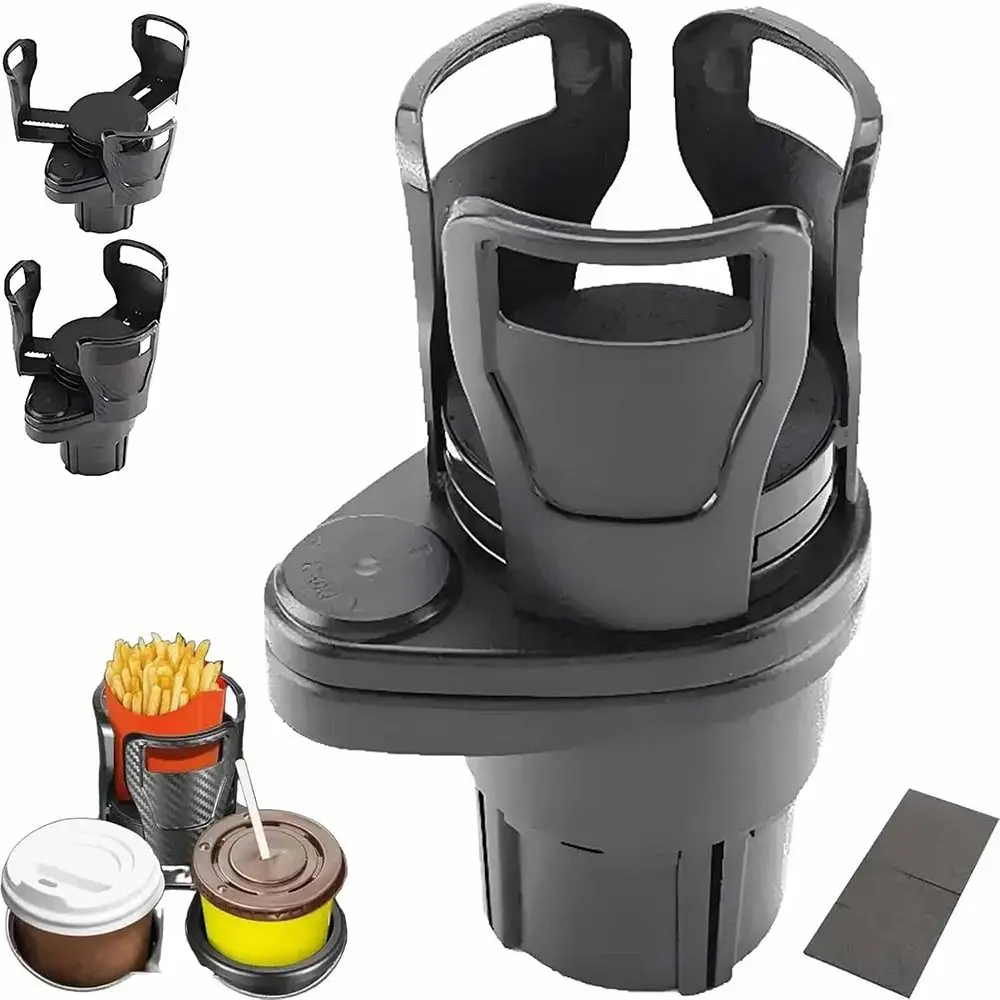 

New 2 in 1 Car Cup Holder Multifunctional with Adjustable Base All Purpose Car Cup Holder Cup Holder Expander 20 Oz Drinks Mugs