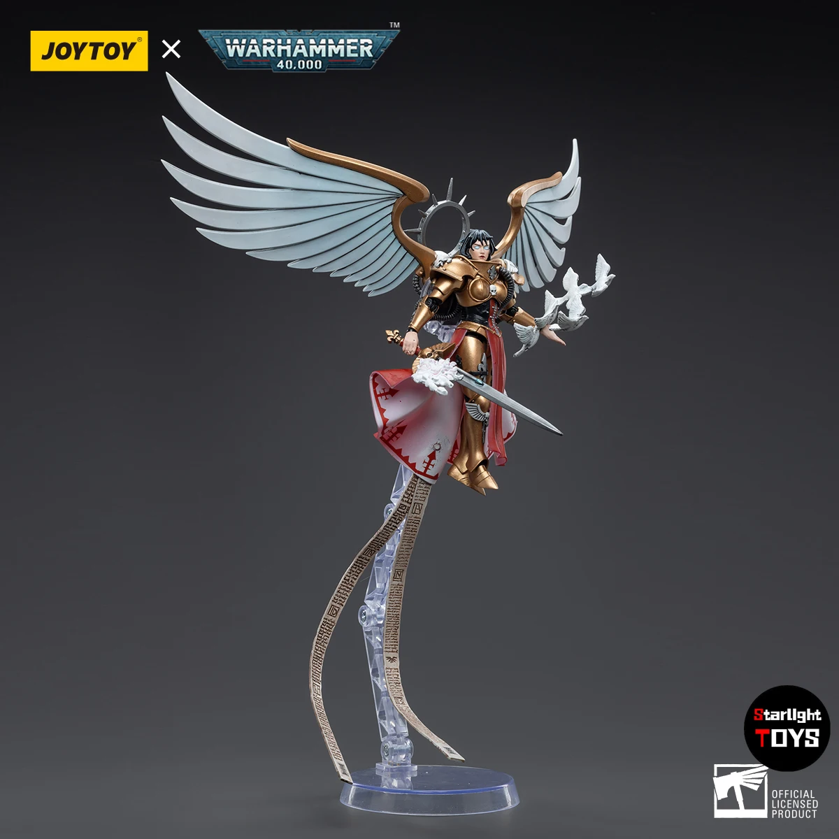 

【24 Hours Delivery】JOYTOY Warhammer 40K Adepta Sororitas Celestine The Living Saint 1/18 Action Figure