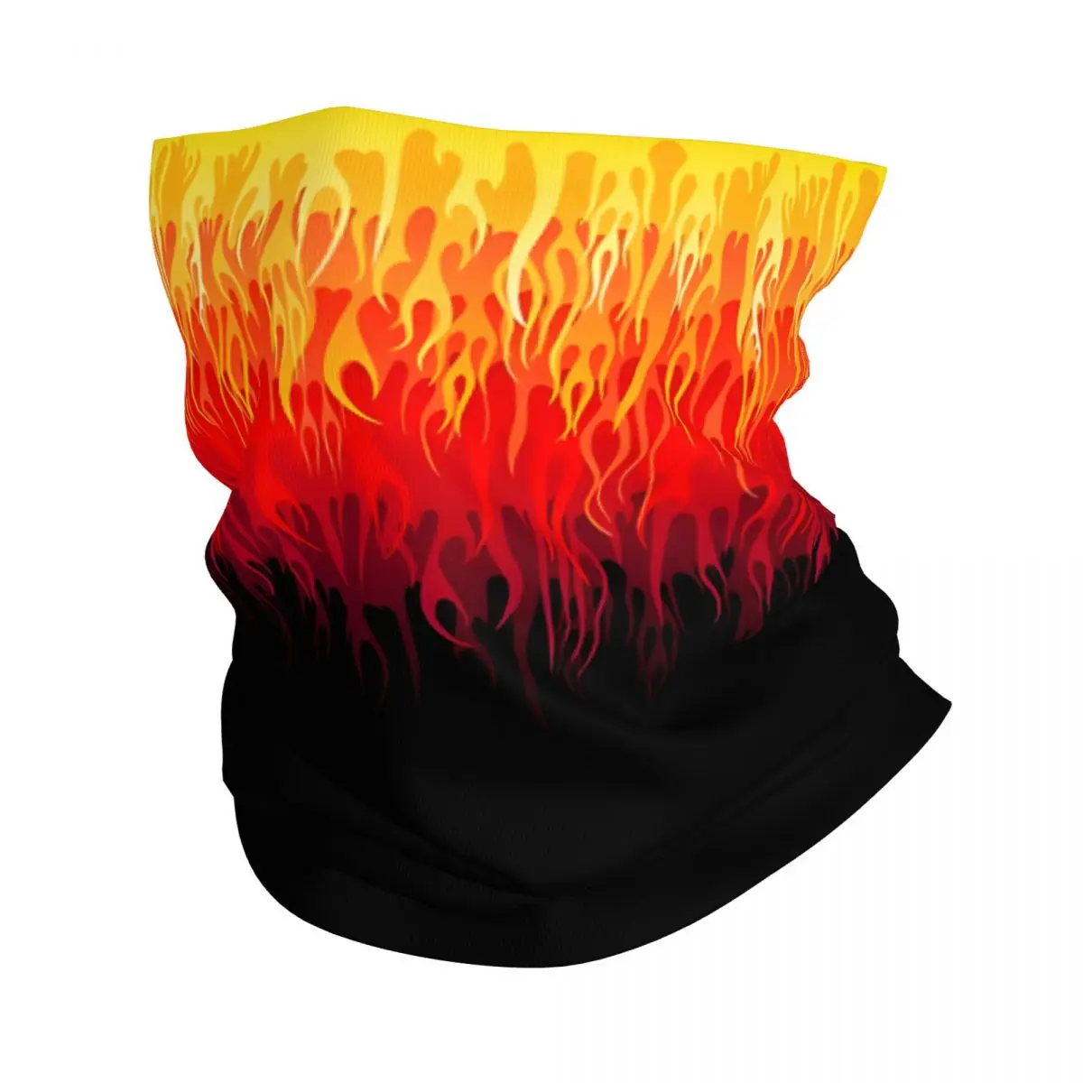 Red Hot Fire Bandana Neck Cover Wrap Scarf Balaclava Cycling Unisex Adult Breathable