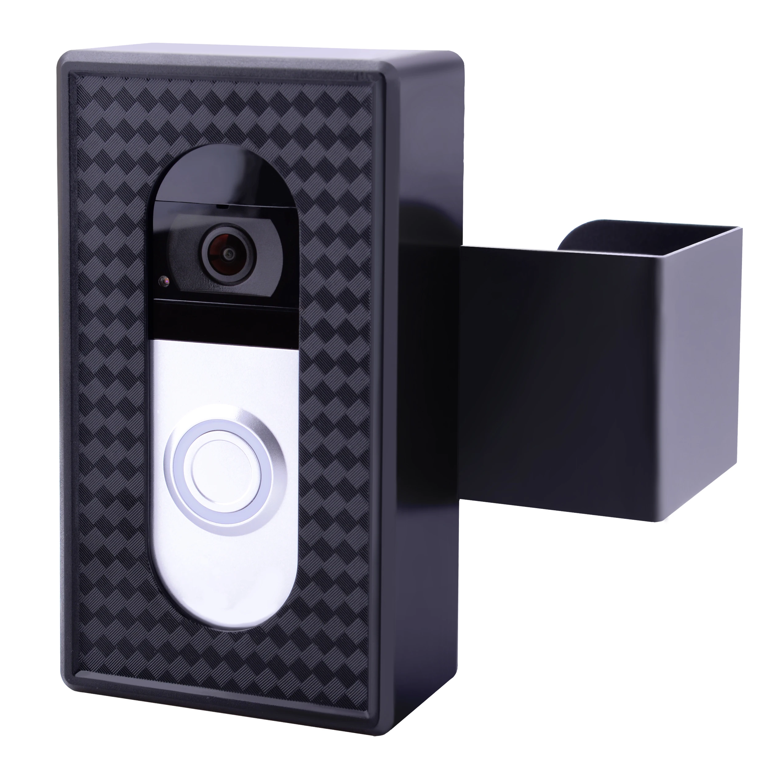 Anti-Theft Video Doorbell Mount, No Drill Doorbell Holder for Apartment Hotel Rental Homes, Compatible with Ring Video Doorbell