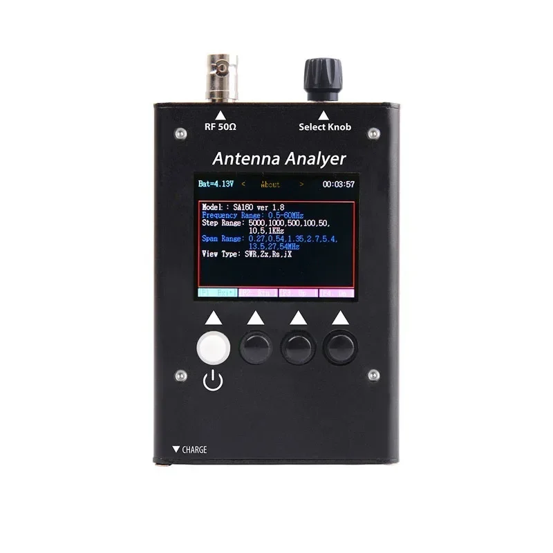 

SURECOM SA160 0.5-60MHz SA-160 Color Graphic Antenna Analyzer BNC Connector for 2 Way Radio Testing Digital Multifunction Meter
