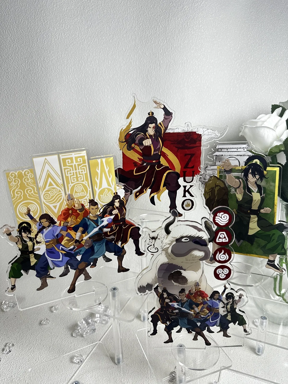 Anime Avatar Aang: The Last Airbender 20cm Acrylic Stand Aang Katara Zuko Birthday Gift for a Friend desktop Figurine Keychain