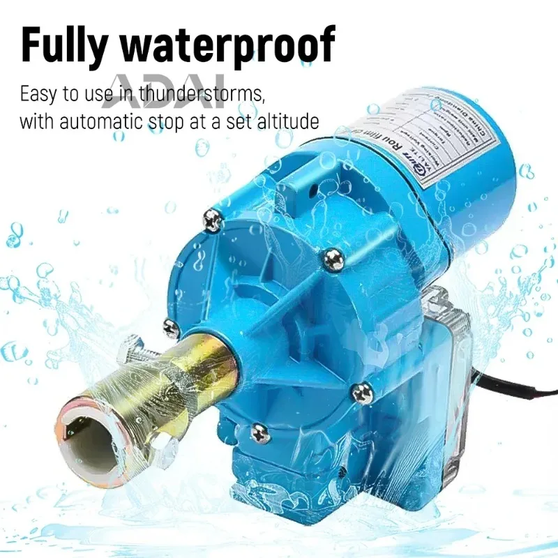 Dunne filmwikkelmachine, duurzaam en stevig, DC 24V kas elektrische filmtrommel 100W 150W filmwikkelmotor